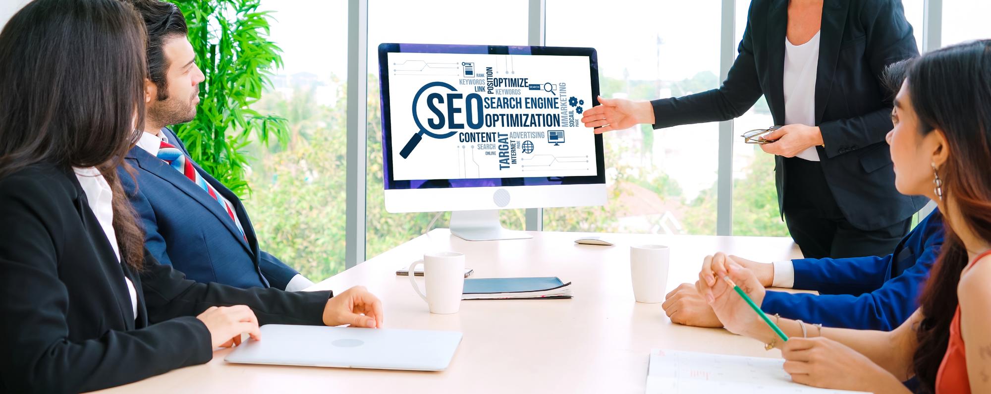 Écran illustrant le référencement d’un site web